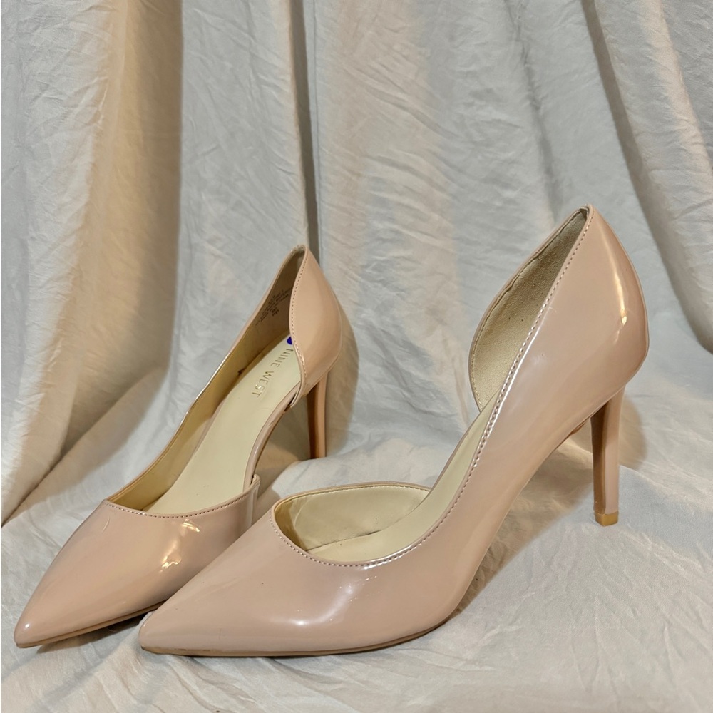 Nine West Size 9 Cream Colored Heels